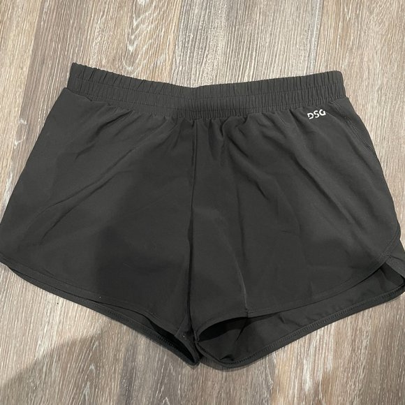 DSG Youth Black Running Shorts - Picture 1 of 2